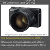 Picture of Ricoh Teleconversion Lens GT-2 [Compatible with RICOH GR IIIx] [1.5X teleconversion Lens] [Achieves Focal Length Equivalent to 75mm When cropping 50mm] [Used with Lens Adapter GA-2 (Sold Separately)]