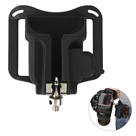 Picture of Camera Belt Clip Waist Belt Holster Holder Shoulder Strap Buckle Button,DSLR Camera Hanger Fast Loading for Sony/Canon/Nikon/Olympus/Fuji