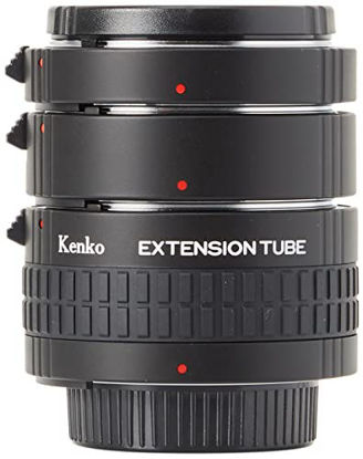 Picture of Kenko Extension Tube Set DG Nikon Spacer Ring Set - Black 36 mm