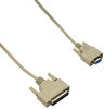 Picture of Monoprice Molded at Modem Cable - 25 Feet - DB9 Female to DB25 Male, for PC Mac Serial Device