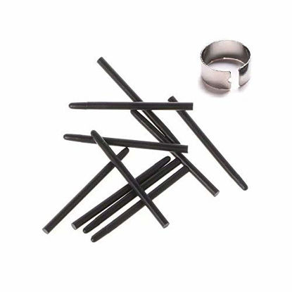 Picture of 10 pcs Black Standard Pen Nibs Fits for WACOM CTL-490, CTL-690, CTH-490, CTH-690 w/Removal Ring