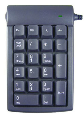 Picture of Genovation Micropad 630 USB & PS/2 Numeric Keypad, Grey