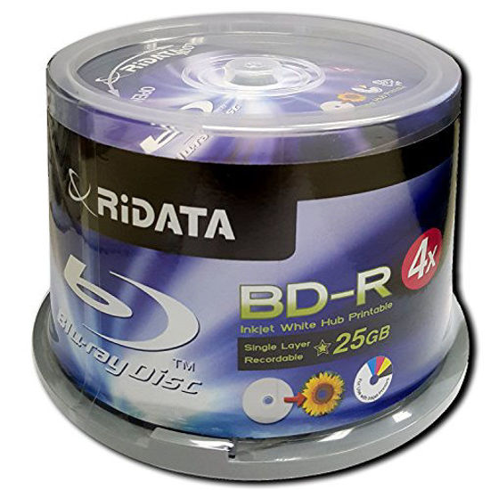 Picture of RIdata / BD-R / 4X / 25GB / 50pk