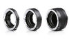 Picture of Movo MT-O68 3-Piece AF Chrome Macro Extension Tube Set for Olympus Evolt Four Thirds Mount DSLR Camera with 12mm, 20mm, 36mm Tubes