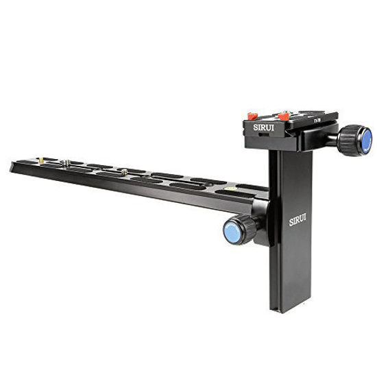 Picture of SIRUI VH-350 Lens Rail ¼-Inch and 3/8-Inch/Rail Length 35 cm/Weight 0.58 kg/Maximum Load 10 kg for VH-20 and VH-90 / Aluminium