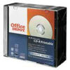 Picture of Office Dept 10 Packs of 52x, 700mb, 80 Min. Cd-r Blank Disc's, Inkjet Printable Cd-r