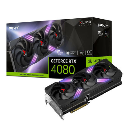 Picture of PNY GeForce RTX® 4080 16GB XLR8 Gaming Verto Epic-X RGB™ Overclocked Triple Fan Graphics Card