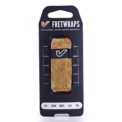 Picture of Gruv Gear FretWraps Wood 'Maple' String Muter 1-Pack (Extra Large) (FW-1PK-LIT-XL)