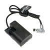 Picture of E6-Dummy-Battery Power-Cable for Arri-Alexa-XT Rotatable Right-Angle 2-Pin-Male to Lanparte LP E6 Dummy Battery for Canon 5D Mark II 7D 60D Alvin's Cables