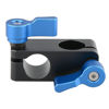 Picture of CAMVATE Right Angle Rod Clamp 15mm Rod 90 Degree Rotate for Video Camera DSLR Rig(Blue)