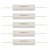 Picture of Hakeeta 10PCS Speaker Divider Cement Resistor, Speaker Divider Ceramic Resistor Kit 10W for Power Adapters, Audio Equipment, Audio, Crossovers, Instruments, Meters.(1 ohm)