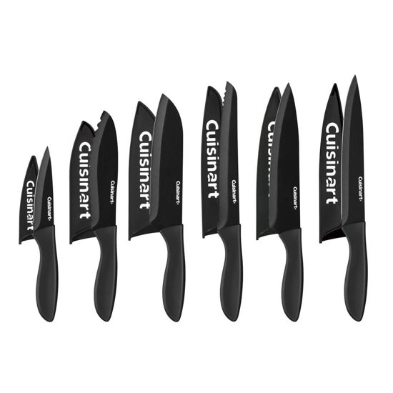 Cuisinart C77-12PMB Advantage-Cutlery-Set, 12-Piece, Black