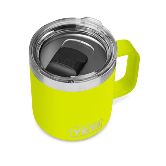 Picture of YETI Rambler 10 oz Stackable Mug, Vacuum Insulated, Stainless Steel with MagSlider Lid, Chartreuse