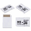 Picture of SANOXY Dual Slot Micro SD TF to MS Memory Stick Pro Duo Adapter PSP and Mobile Phones (White)