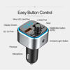 Picture of Bluetooth Radio FM Transmitter for Car with Charger Audio Receiver Cigarette Lighter Adapter Music Player Hands Free Car Kit for iPhone Samsung Android Cell Phones