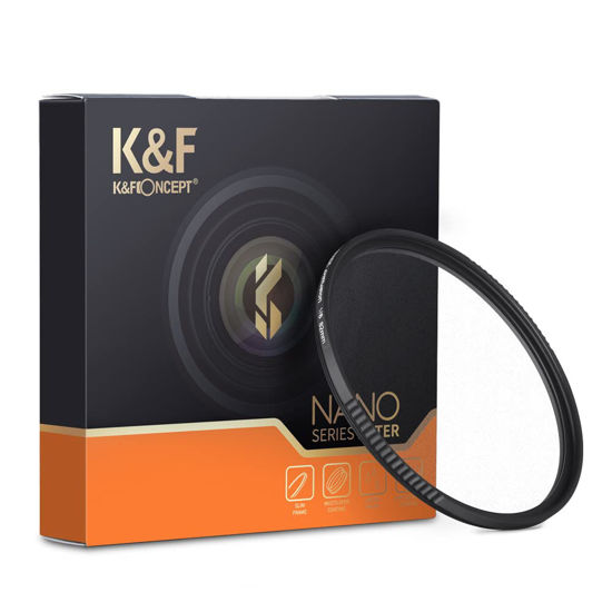 Picture of K&F Concept 67mm Black Soft Filter 1/8, Mist Diffusion Effect Filter, No Vignetting/Waterproof/Scratch Resistant, Dream Cinematic Effect for Camera Lens