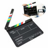 Picture of Germer Film Action Clapperboard, Clear Sound Acrylic Director Clapperboard for Camera Photography for Video Production