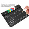 Picture of Germer Film Action Clapperboard, Clear Sound Acrylic Director Clapperboard for Camera Photography for Video Production