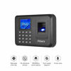 Picture of Blusea Biometric Fingerprint Password Attendance Machine, Multi-Language with 2.4 inch LCD Screen, Employee Management Time Clock Checking-in Recorder, Support U Disk to Download Data