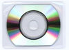 Picture of Ridata 100 Ritek Business Card 24X CD-R 50MB Shiny Silver/w Vinyl Sleeves