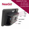 Picture of NeeGo Raspberry Pi 4 Screen Case for Raspberry Pi Monitor Touchscreen Display 7-inch