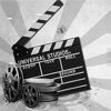 Picture of Black Professional Clapperboard Hollywood Movie TV Clapper Board Universal Studios Prop