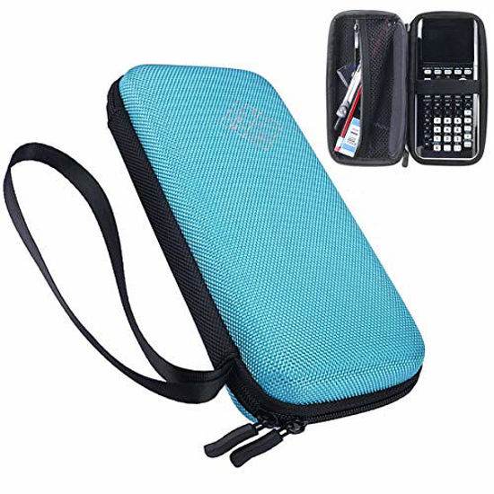 Picture of XBERSTAR Hard EVA Shockproof Carry Case Bag Pouch for Texas Instruments TI-84 Plus CE/Color TI-83 Plus,TI-89 Titanium, HP 50G Graphing, Scientific Financial Calculators (Blue) …