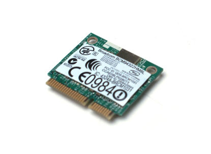 Picture of Genuine PW934 Dell/Boardcom PCI Express Mini 802.11 a/b/g/n WiFi Mini Card For Latitude XT2, XT2-XFR, 2100, E4200, E4300, E5400, E5410, E5500, E5510, E6400, E6400 ATG, E6400 XFR, E6500, Studio 15, 1535, 1537, 17, 1735, 1736, 1737, XPS 1340, Vostro 1500 Compatible Part Numbers: PW934, 0PW934, DW1510, Broadcom BCM94322HM8L CRD, WRLES, HMCRD, DW1510, 4322