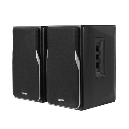 Picture of Edifier R1380DB Active Bluetooth Bookshelf Speakers - Optical/Coaxial Input - 2.0 Wireless Studio Monitor Speaker - 42W RMS - Black