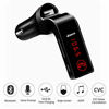 Picture of Bluetooth FM Transmitter for car,TIANSHILI handsfree bluetooth receiver Car Kit with Mic/TF Card/USB Drive/AUX Play for iPhone,iPad and Other Android Phones-Black