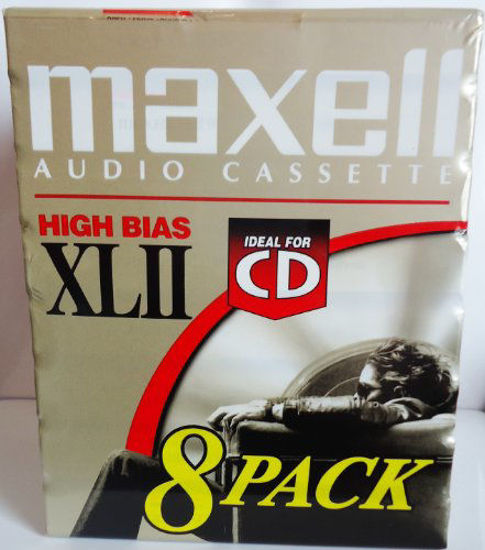 Picture of Maxell High Bias XL-II 90 Audio Cassette Tape (8 pack)