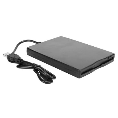 Picture of 3.5" USB External Floppy Disk Drive, Portable External Removable Card Reader, Compatible with USB 1.1/2.0/3.0, for Windows 10/7/VISTA, Plug and Play