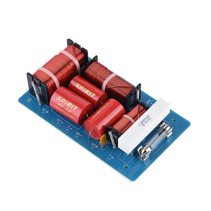 Picture of Tihebeyan 3-Way Crossover Filter Audio Frequency Divider Hi-Fi Audio Filter Module Board for High Power Speaker