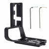 Picture of Vipxyc Camera Bracket, Aluminium Alloy Quick Release L Plate Hand Grip Bracket 1DX2/1DX Mark II DSLR Camera Battery Handle