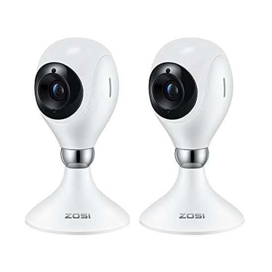 Picture of ZOSI 2pack C611 1080P Home WiFi Security Camera with Night Vision & 2-Way Audio, Smart Wireless IP Cam Support Motion Detection & Phone APP for Pet Baby Monitor 24/7 Surveillance