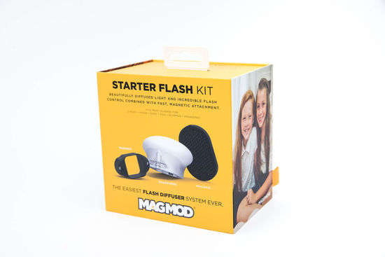 Picture of MagMod Starter Flash Kit - Fits Most Speedlites - Includes MagGrip, MagSphere, and MagGrid