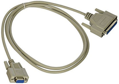 Picture of Monoprice 6-Feet Null Modem DB9F/DB25F Molded Cable (100483)