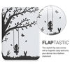 Picture of kwmobile Case Compatible with Kobo Clara HD - Case PU e-Reader Cover - Girl Tree Swing Black/White