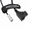 Picture of Alvin's Cables BMPCC 4K to Safe D-Tap Power Cable for Blackmagic Pocket Cinema Camera 4K Gold Mount V-Mount Battery Weipu 2 Pin Female to P-Tap