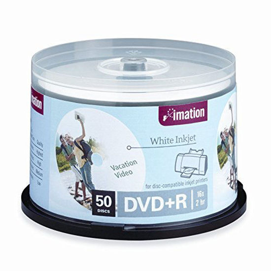 Picture of Imation IMN17353 DVD Recordable Media, DVD+R, 16x, 4.70 GB, 50 Pack