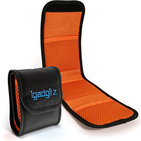 Picture of iGadgitz 3 Pocket Lens Filter Bag Pouch Wallet Case for SLR & DSLR Cameras