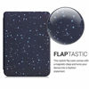 Picture of kwmobile Case Compatible with Kobo Clara HD - Case PU e-Reader Cover - Star Map White/Dark Blue