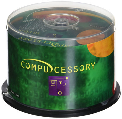 Picture of Compucessory CCS72250 CD Recordable Media - CD-R - 52x - 700 MB - 50 Pack Spindle