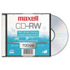 Picture of Maxell CD-RW Discs, 700MB/80min, 4x, Silver, 10/Pack (MAX630011)