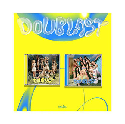 Picture of KEP1ER - DOUBLAST (2nd Mini) Jewel case ver. CD (Blue+Lemon Blast ver 2 SET)