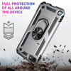 Picture of ULAK Compatible with iPod Touch 7 Case/iPod Touch 6 Case with 2 HD Screen Protectors, Hybrid Rugged Shockproof Cover with Built-in Kickstand for iPod Touch 7th/6th/5th Generation (Silver)