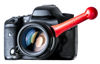 Picture of LensShifter Red - Balanced Focus and Zoom Grip for DSLR and Mirrorless Camera Lens - (Red)