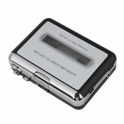 Picture of Bewinner Portable Cassette Player, Tape to MP3 Converter Cassette Tap Player with Earphone, USB Cassette Capture Tape to PC CD Player Cassette Recorde