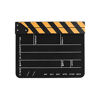 Picture of Movie Film Clap Board, Andoer Acrylic Plastic Directors Film Clapboard Movie TV Cut Action Scene Clapper Board Slate