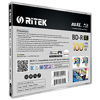 Picture of 2 Pack Ritek BD-R XL BDXL 100GB Triple Layers 4X White Inkjet Hub Printable Blank Disc w/Standard Jewel Case BDR1004-RTKIWN1JC